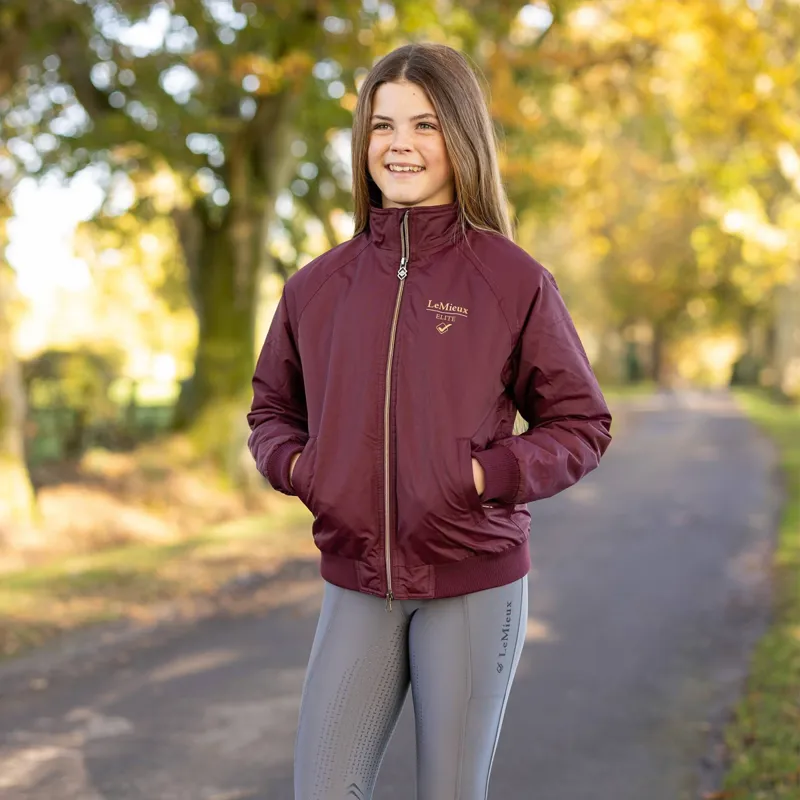 LeMieux Young Rider Elite Team Jacket - Burgundy-3